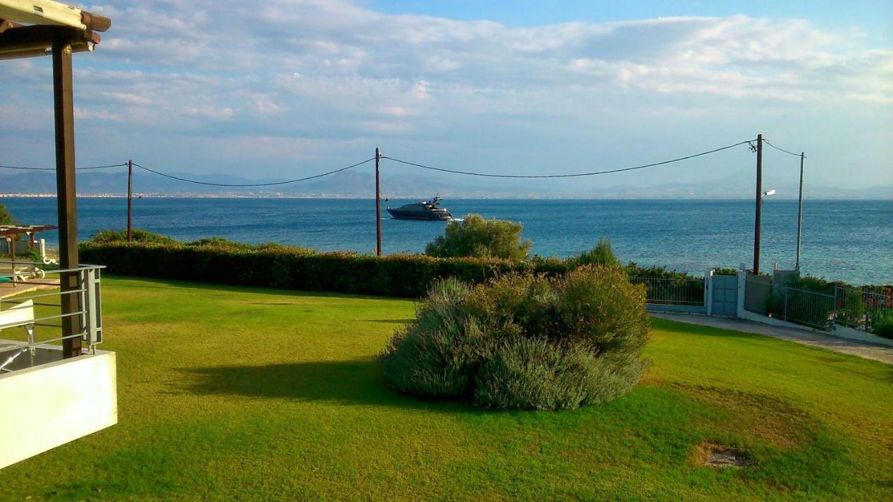 Beautiful House By The Sea,Loutraki Skaloma. Villa Luaran gambar