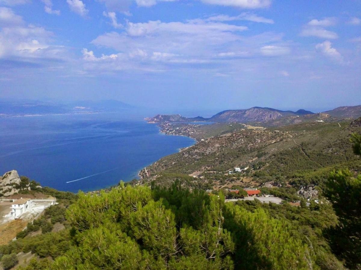 Beautiful House By The Sea,Loutraki Skaloma. Villa Luaran gambar